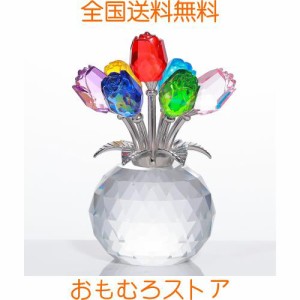 Kertari 誕生日プレゼント女性 人気 k9クリスタル バラ花 枯れない花 造花 薔薇 インテリア ギフト 結婚祝 記念日 ホワイトデー 母の日 