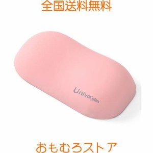 UnivoColors 人間工学に基づいたメモリフォームマウス用リストレスト プレミアムPU素材 低反発クッション 手首サポート PCゲーム＆オフィ