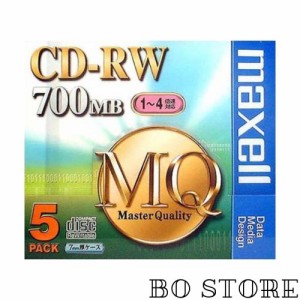 maxell CDRW MQシリーズ CDRW80MQ1P5S CD-RWディスク(700MB/ 5枚)