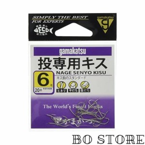 がまかつ(Gamakatsu) 投専用キス フック 白 6号 釣り針