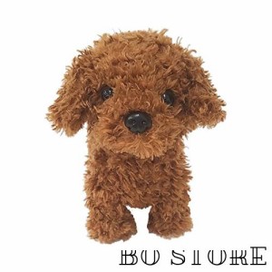 【BESTEVER】電子ペット 電動玩具 電池で動く ぬいぐるみ 小さめ 歩く 鳴く 犬【Walking Sweet Puppy】トイプードル ベストエバージャパ