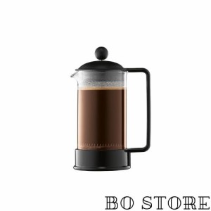 BODUM ボダム コーヒーメーカー コーヒープレス BRAZIL ブラジル フレンチプレス コーヒーメーカー 350ml ブラック ステンレスフィルター