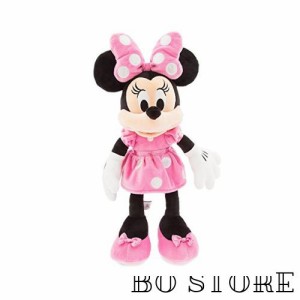 Disney ディズニー Minnie Mouse Plush ミニーマウス ぬいぐるみ ピンク 中サイズ 18インチ 46cm 2018 [並行輸入品]