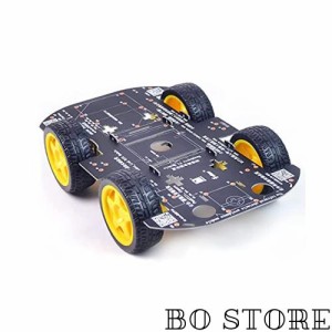 Arduino /ラズベリーパイ用4 TTモーター付き4WDロボットシャーシキット