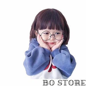 KIDSウイッグ キッズ向け ボブカツラ ガールズ 子供 オールフルウィッグ ストレート ぱっつん前髪 可愛い girl wig 軽量 仮装 七五三 発