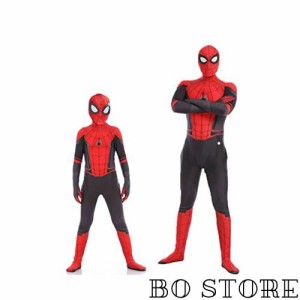 [Leezeshaw] スパイダーマン コスプレ 子供 コスチューム,ハロウィン コスプレスパイダーマン 成人キッズ コスチューム スパイダーマン 