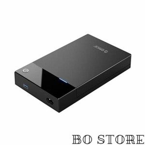 ORICO 3.5インチ ハードディスクケース USB3.0 外付けケース 2.5 / 3.5 両対応 SATA3.0 HDD/SSDケース UASP対応 12W内蔵式電源アダプター