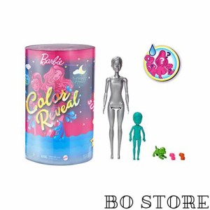 バービー(Barbie) カラーリビール! みずで色マジック パーティー ドール＆アクセサリーセット サプライズトイ 【着せ替え人形】【6才~】 