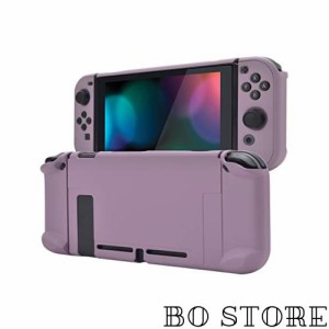 eXtremeRate PlayVital Switchコンソールに対応するバックカバー、分割デザインでNS Joyconハンドヘルド用保護ケース（ハード）、Switch