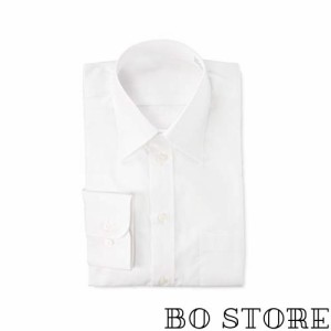 [アトリエサンロクゴ] 白ワイシャツ 長袖 形態安定 ビジネス 冠婚葬祭 6041 メンズ レギュラー衿 首回り 41cm 裄丈 82cm
