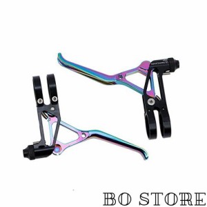 liteproハンドブレーキVブレーキレバー超軽量CNC折りたたみ自転車ロードバイクBMXマウンテンバイクVブレーキレバー (電気めっき色)