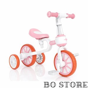 XJD 三輪車 二輪車 子供 幼児用 自転車 3in1 キッズバイク 1−5歳に向け 多機能 ペダルなし自転車 ランニングバイク 変身バイク 軽量 ノ