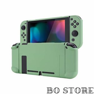 eXtremeRate PlayVital Switchコンソールに対応するバックカバー、分割デザインでNS Joyconハンドヘルド用保護ケース（ハード）、Switch