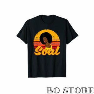 アフリカンアメリカン 70年代 80年代 ファンク アフロ ディスコ ソウル メラニン クイーン Tシャツ