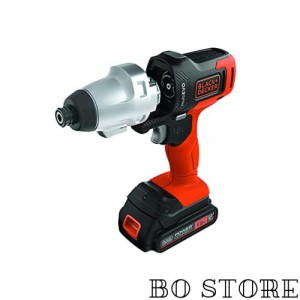 ブラックアンドデッカー(BLACK+DECKER) コードレス マルチツール multievo EVO185I1 インパクトドライバー DIY 電動工具 穴あけ 締付工具