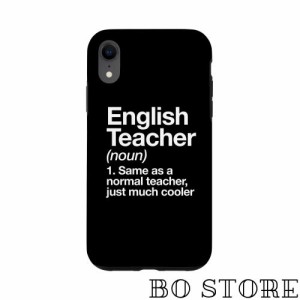 iPhone XR 英語教師の定義 楽しい学校 English Teacher スマホケース