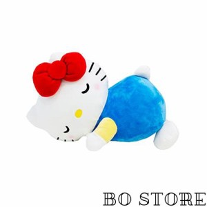 モリピロ サンリオ 抱き枕 クッション ハローキティ ブルー 約 40cm x 25cm SANRIO 公式 キャラクター グッズ キティちゃん マイクロファ