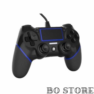 PS4コントローラー有線コントローラー プレイステーション4 デュアル振動ショック ジョイスティック ゲームパッド PS4/PS4 Slimm/PS4 Pro