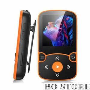 AGPTEK MP3プレーヤー クリップ式 運動用 Bluetooth5.0 音楽プレーヤー 30g超軽量 16GB内蔵 miniサイズ スポーツ ロスレスサウンド コン