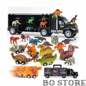 恐竜 おもちゃ 恐竜 車玩具 3 4 5歳 男の子 女の子 プレゼントミニカー 子供 の 車 おもちゃ 収納 恐竜 動物 フィギュア 恐竜公園知育玩