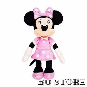 Disney ディズニー Minnie Mouse Plush ミニーマウス ぬいぐるみ ピンク [並行輸入品]