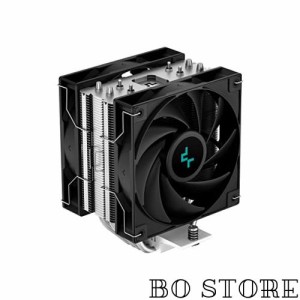 DeepCool AG400 PLUS シングルタワー CPU クーラー、120mm ファン、ダイレクトタッチ銅製ヒートパイプ、Intel/AMD サポート