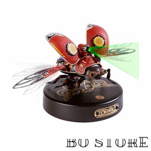 ROBOTIME 立体 パズル 3D メタル パズルモデル DIY金属昆虫モデル 機巧次元 偵察ビートル プラモデル スチームパンク 昆虫動物モデル？機