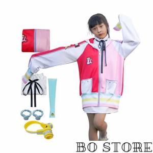 [LHMQ] ワンピース ウタ コスプレ パーカー ヘッドホン 付き 子供 服 劇場版 ONE PIECE FILM RED UTA Cosplay 衣装 キッズ イヤホン 付き