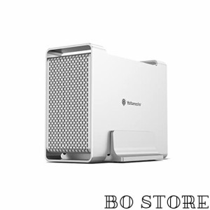 [RAID機能]Yottamaster HDDケース 3.5インチHDD×2台搭載可能 USB3.0 5Gbps接続 RAID0/RAID1/SPAN対応 RAIDケース 2BAY 外付けハードディ