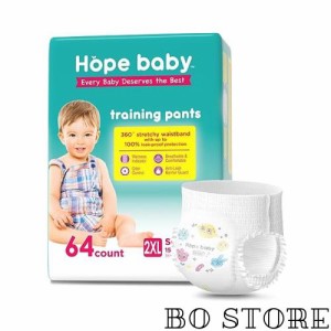 【パンツ BIGより大きいサイズ】HOPE BABY オムツ パンツ ビッグより大きい 64枚 (15kg+) ふわふわを感じる たっぷり吸収 おむつ 長時間