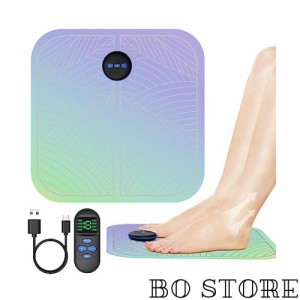 Lahee フットマット EMS 足裏ケア トレーニング LEG RELAX ふくらはぎ 太もも 足裏 脚 筋力 洗えるマット 柔らかい生地 8種類モード 19段