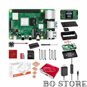 RasTech Raspberry Pi 4 Model B(RAM 4GB) Pi4 4gb セット ラズベリーパイ4b/技適マーク付き/ 32GBのMicroSDカード/ 5V 3A スイッチ付き