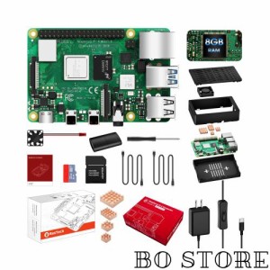 RasTech Raspberry Pi 4 Model B(RAM 8GB) Pi4 8gb セット ラズベリーパイ4b/技適マーク付き/ 32GBのMicroSDカード/ 5V 3A スイッチ付き