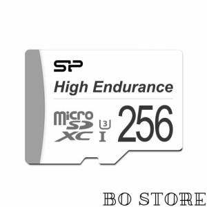 シリコンパワー 高耐久microSD カード 256GB class10 UHS-1 U3 V30 A1 4K対応 繰り返し録画 ドラレコ 監視カメラ SP256GBSTXDV3V1HAD