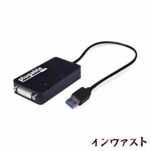 Plugable USBディスプレイアダプタ USB3.0 VGA/DVI/HDMI 変換アダプタ 1080p 対応 USBグラフィック変換 DisplayLink チップ