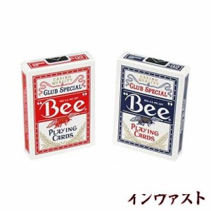 ペイリングテクノロジーズ BEE(ビー) 92 ダイヤモンドバック トランプ 赤/青 ポーカーサイズ 2デックシュリンクパック