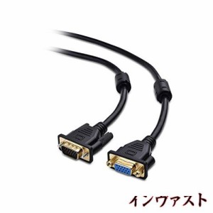 Cable Matters VGA 延長ケーブル 1.8m D-sub ケーブル 15ピン VGA オス メス RGB SVGA延長ケーブル RoHS対応