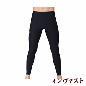 ACEGO ウエットスーツ ロングパンツ メンズ 3mm ボレロ ウエットパンツ ネオプレーンパンツ ウェットスーツ生地 サーフィン ブラック Sサ