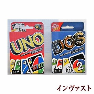 Uno カードゲームとDos カードゲーム 2個パック