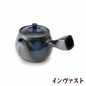 こだわりの角丸急須 ルリ 瑠璃釉 450ml ばんこ焼 日本国産