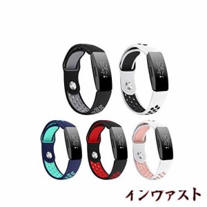 Fitbit 交換 バンド Inspire/Inspire HR TPU スポーツ ベルト Fitbit Inspire/Fitbit Inspire HR 交換リストバンド[Sサイズ(D)]