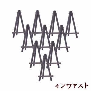 WANDIC ミニ ウッドディスプレイイーゼル, 15個 ブラック 卓上アートイーゼル 絵画イーゼル 子供のための アーティスト 大人 学生の 教室