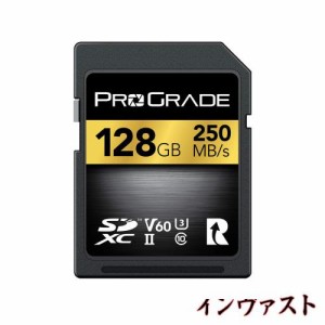 ProGrade Digital SDXC UHS-II V60 GOLD 128GB プログレードデジタル 正規輸入品【Amazon.co.jp限定】