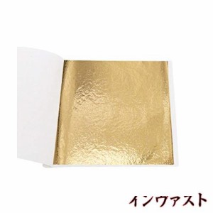 KINNO 金箔シート フェイク 金メッキ DIY 手芸 8*8.5cm 100枚セット (Ｂ ゴールド)