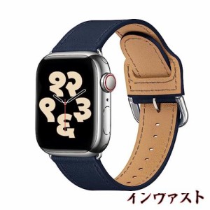 LOVLEOP アップルウォッチ バンド レザー 本革製 コンパチブル Apple Watch バンド 38mm 40mm 41mm 交換ベルト iWatch Ultra2/Ultra Seri