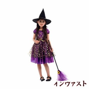 [Suerba] ハロウィン コスプレ衣装 巫女 魔女 ウィッチコスチューム 仮装 コスプレ仮装 子供用 XL