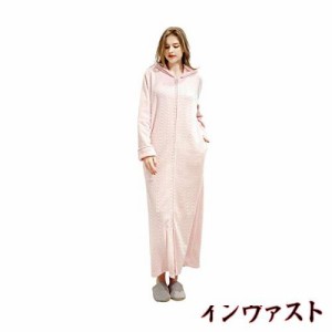 HONOUR FASHION 着る毛布 メンズ レディース ロング フード付き ルームウェア パジャマ 着るブランケット もこもこ あったか 秋冬 防寒 