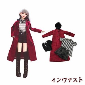 rakulifey　人形着せ替え　1/3ドール衣装　 4点セット　プレゼント (1/3ドール服)