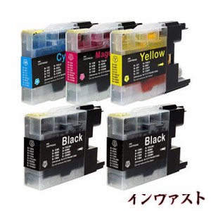 LC12-4PK (BK×2/C/M/Y)-5本セット ブラザー用互換インクカートリッジ 残量表示 新互換チップ搭載 QR説明書 【0619製】 【型番】 DCP-J94