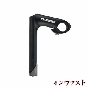 UPANBIKEバイクステム 22.2mm 25.4mm アルミニウム合金 グースネック形状 40mm / 80mmステム(80mm*150mm*-17°,黒)